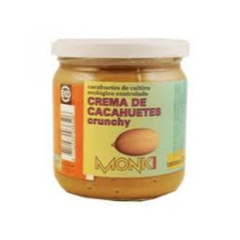 Comprar online CREMA DE CACAHUETES CRUJIENTE MONKI 330 G BIO de MONKI. Imagen 1