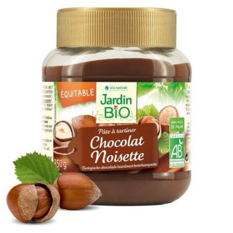 Comprar online CREMA DE CACAO CON AVELLANAS SIN ACEITE DE PALMA de JARDIN BIO. Imagen 1