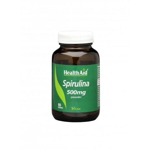 Comprar online ESPIRULINA 500 mg 60 Comp de HEALTH AID. Imagen 1