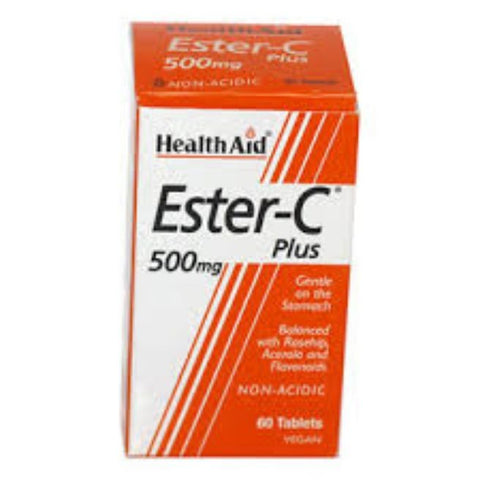 Comprar online ESTER C PLUS 500 mg 60 Comp de HEALTH AID. Imagen 1