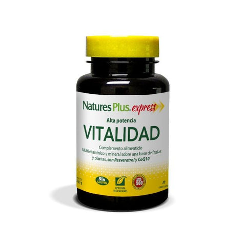 Comprar online EXPRESS VITALIDAD 30 Comp de NATURES PLUS. Imagen 1