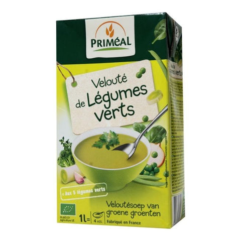 Comprar online CREMA DE VERDURAS VERDES 1 L de PRIMEAL. Imagen 1