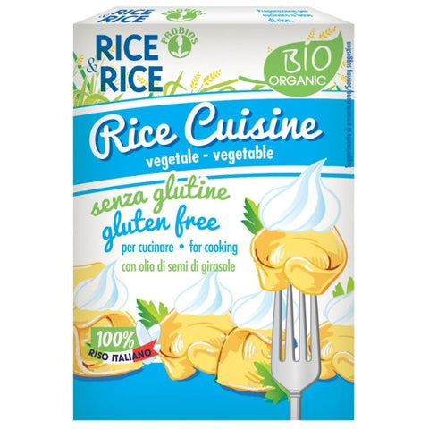 Comprar online CREMA PARA COCINAR DE ARROZ BIO 200ml SIN GLUTEN de RICE&RICE. Imagen 1
