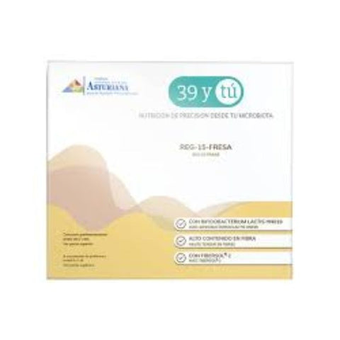 Comprar online FIB-15 REGULARIDAD INTESTINAL FRESA 15 sobres de 2 de 39 Y TU. Imagen 1