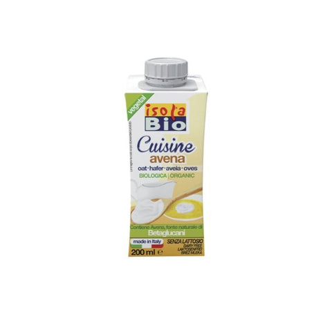 Comprar online CREMA PARA COCINAR DE AVENA BIO 200 ml de ISOLA BIO. Imagen 1