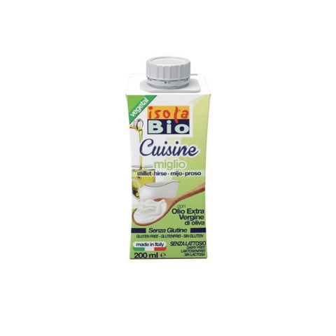 Comprar online CREMA PARA COCINAR DE MIJO BIO 200 ml de ISOLA BIO. Imagen 1