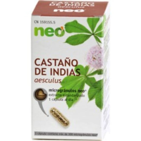 Comprar online FITOGRANULOS CASTAÑO DE INDIAS 45 Caps de NEO. Imagen 1