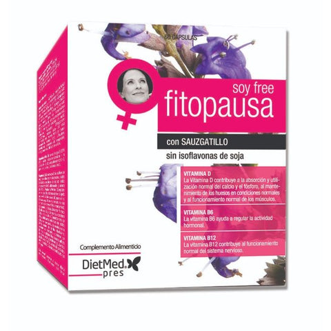 Comprar online FITOPAUSA SOY FREE 60 Caps de DIETMED. Imagen 1