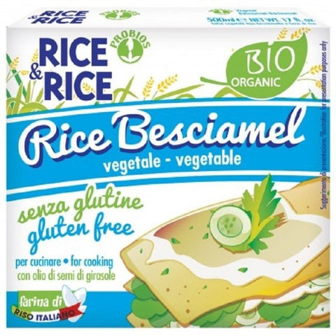 Comprar online CREMA VEGETAL DE ARROZ - BECHAMEL BIO 500 ml SIN G de RICE&RICE. Imagen 1
