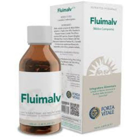 Comprar online FLUIMALV MALVA COMPOSTA 100 ml de FORZA VITALE. Imagen 1