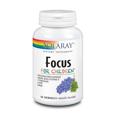 Comprar online FOCUS FOR CHILDREN - 60 COMP.MASTIC de SOLARAY. Imagen 1
