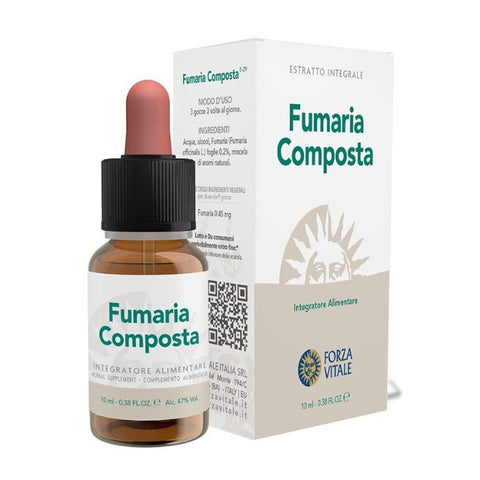 Comprar online FUMARIA COMPOSTA 10 ml de FORZA VITALE. Imagen 1