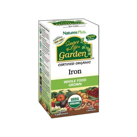 Comprar online GARDEN HIERRO 18 mg 30 Caps de NATURES PLUS. Imagen 1