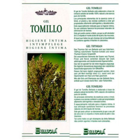 Comprar online GEL TOMILLO 250 ml de BELLSOLA. Imagen 1