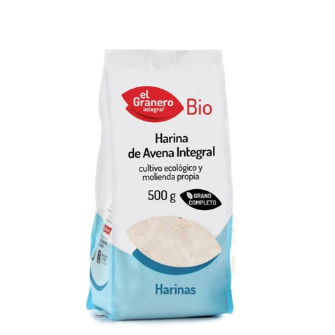 Comprar online HARINA AVENA INTEGRAL BIO 500 gr de EL GRANERO INTEGRAL. Imagen 1