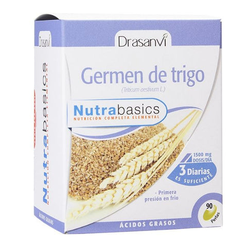 Comprar online GERMEN TRIGO 500 mg 90 Perlas NUTRABASICOS de DRASANVI. Imagen 1