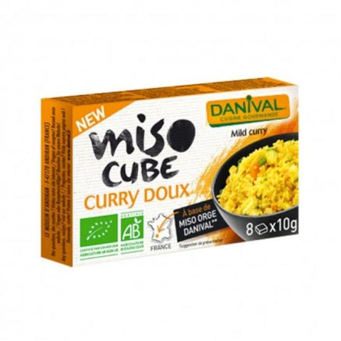 Comprar online CUBOS DE MISO CURRY - NUEVA RECETA 8 X 10 G BIO de DANIVAL. Imagen 1