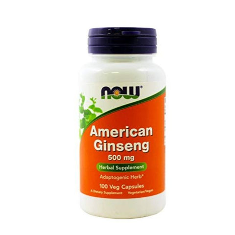 Comprar online GINGSENG AMERICANO 500 mg 100 Caps. de NOW. Imagen 1