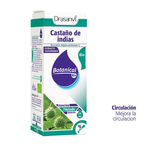 Comprar online GLICERINADO CASTAÑO INDIAS 50 ml BOTANICAL BIO de DRASANVI. Imagen 1