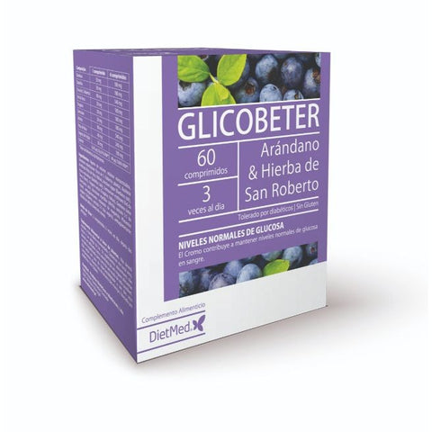 Comprar online GLICOBETER 60 Comp de DIETMED. Imagen 1