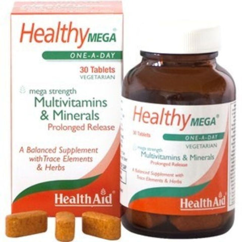 Comprar online HEALTHY MEGA 30 Comprimidos de HEALTH AID. Imagen 1