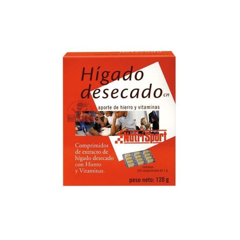 Comprar online HEMO 2+HIGADO DESECADO 120 Comp de NUTRISPORT. Imagen 1