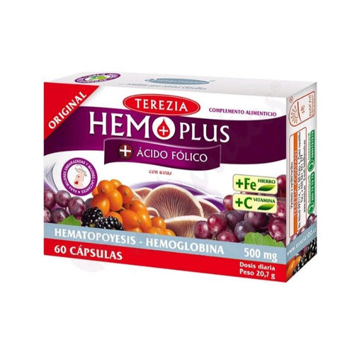 Comprar online HEMOPLUS 60 COMPRIMIDOS de TEREZIA. Imagen 1