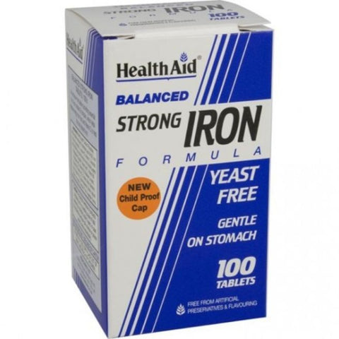 Comprar online HIERRO COMPLEX 100 Comp de HEALTH AID. Imagen 1