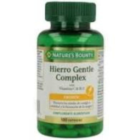 Comprar online HIERRO GENTLE COMPLEX CON VIT C Y B12 de NATURE´S  BOUNTY. Imagen 1