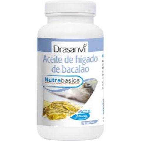 Comprar online HIGADO DE BACALAO 90 Caps NUTRABASICOS de DRASANVI. Imagen 1