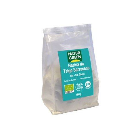 Comprar online HARINA BLANCA TRIGO SARRACENO BIO 400G de NATURGREEN. Imagen 1