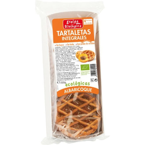 Comprar online E.BIO TARTALETA ALBARICOQUE ECO 4x50 g de ESPIGA BIOLOGICA. Imagen 1