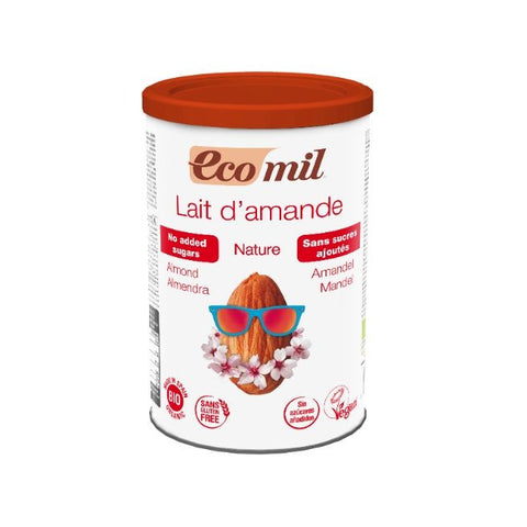 Comprar online ECOMIL ALMENDRA NATURE (SIN AZUCAR) 400 G de NUTRIOPS. Imagen 1