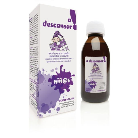 Comprar online JARABE INFANTIL A DESCANSAR 150 ml de SORIA. Imagen 1