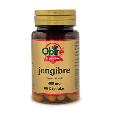 Comprar online JENGIBRE 400 mg 60 Caps de OBIRE. Imagen 1