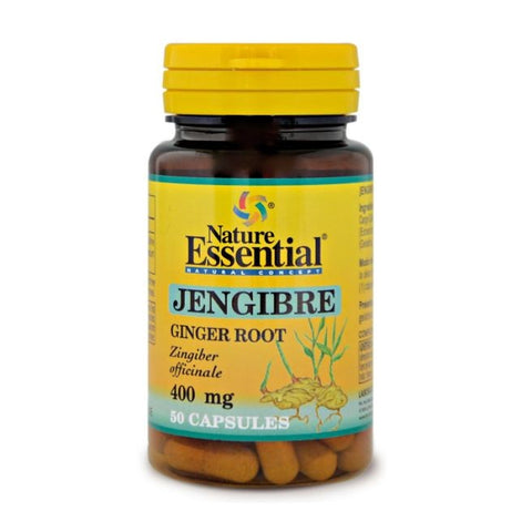 Comprar online JENGIBRE 400 mg 50 Caps de NATURE ESSENTIAL. Imagen 1