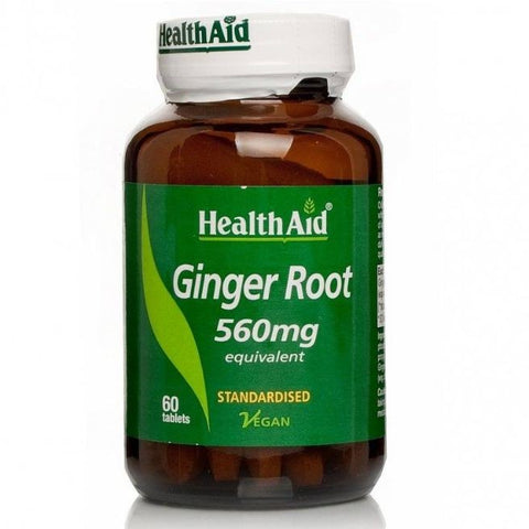 Comprar online JENGIBRE 560 mg 60 Comp de HEALTH AID. Imagen 1