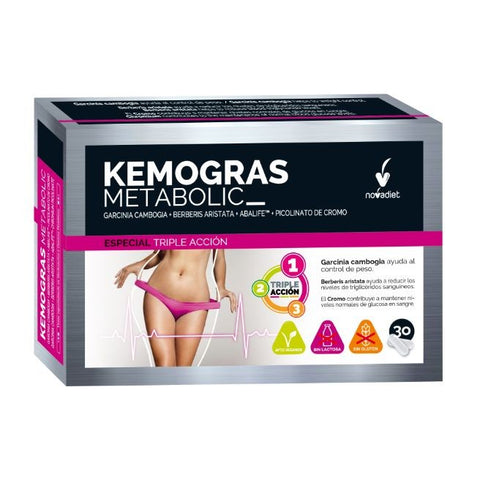 Comprar online KEMOGRAS METABOLIC 30 Caps Veg. de NOVADIET. Imagen 1