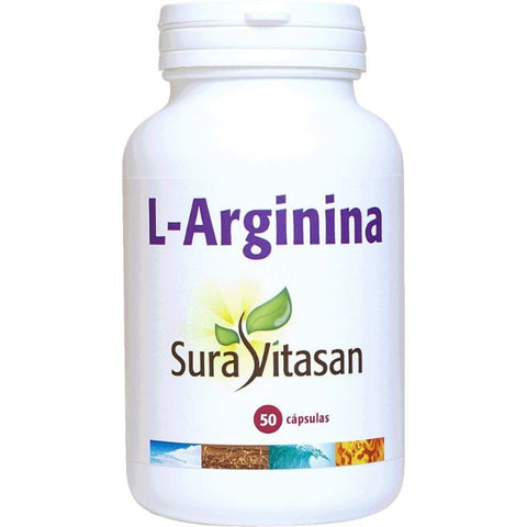 Comprar online L ARGININA 500 mg 50 Caps de SURA VITASAN. Imagen 1