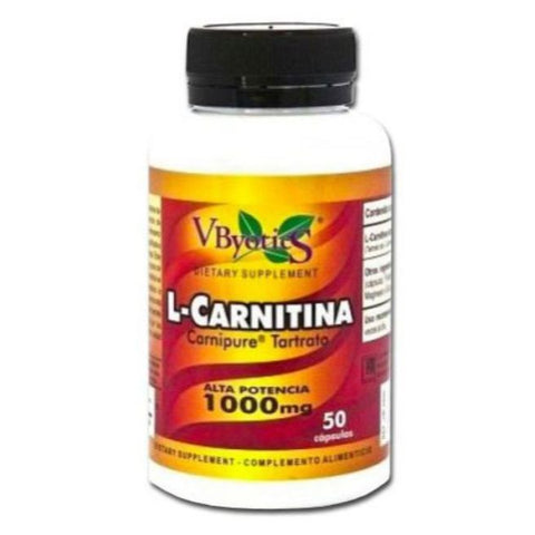 Comprar online L CARNITINA CARNIPURE 1000 mg 50 Caps. de V.BYOTIC. Imagen 1