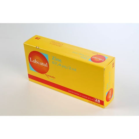 Comprar online LABCATAL 18 ZINC 28 Amp 2 ml de LABCATAL. Imagen 1