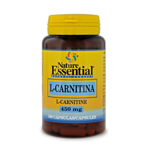 Comprar online L-CARNITINA 450 mg 100 Caps de NATURE ESSENTIAL. Imagen 1