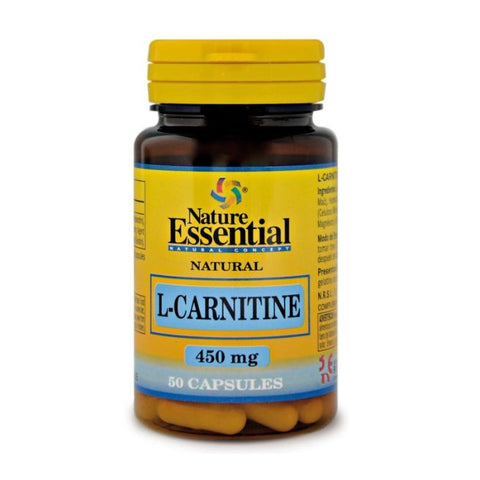 Comprar online L-CARNITINA 450 mg 50 Caps de NATURE ESSENTIAL. Imagen 1