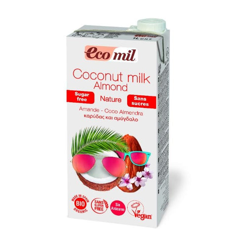 Comprar online ECOMIL COCO ECO ALMENDRA NATURE 1L SIN AZUCARES de NUTRIOPS. Imagen 1
