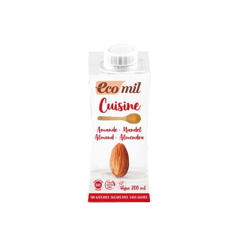 Comprar online ECOMIL CUISINE ALMOND NATURE 200ML de NUTRIOPS. Imagen 1