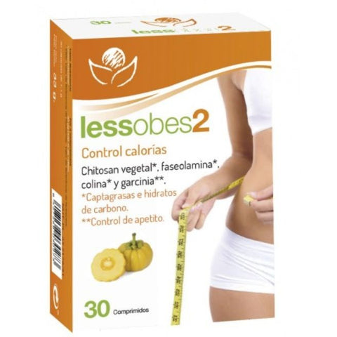 Comprar online LESSOBES 2 CONTROL CALORIAS 30 comp de BIOSERUM. Imagen 1