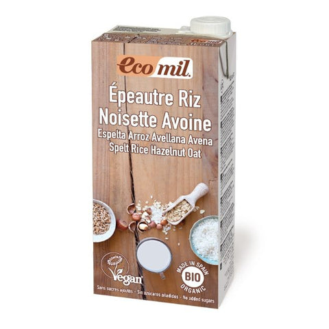Comprar online ECOMIL ESPELTA ARROZ AVELLANA AVENA BIO 1L 1L de NUTRIOPS. Imagen 1