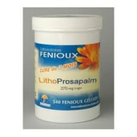 Comprar online LITHO PROSAPALM 270 mg 200 Caps de FENIOUX. Imagen 1