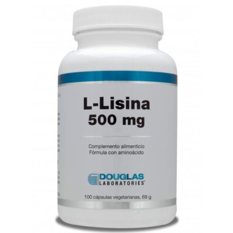 Comprar online L-LISINA 500 mg 100 Caps de DOUGLAS. Imagen 1