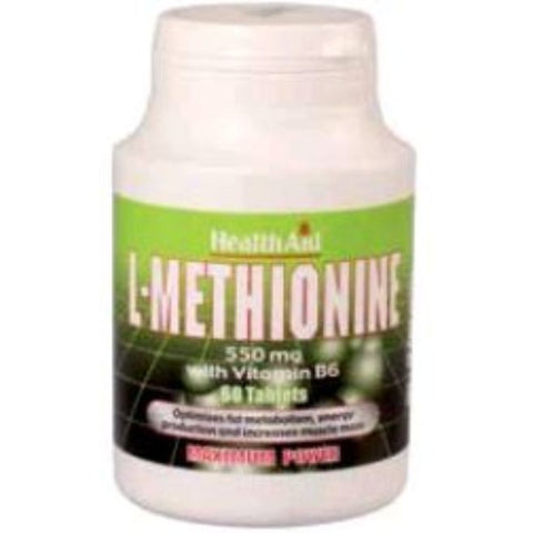 Comprar online L-METIONINA 550 mg 60 Comp de HEALTH AID. Imagen 1